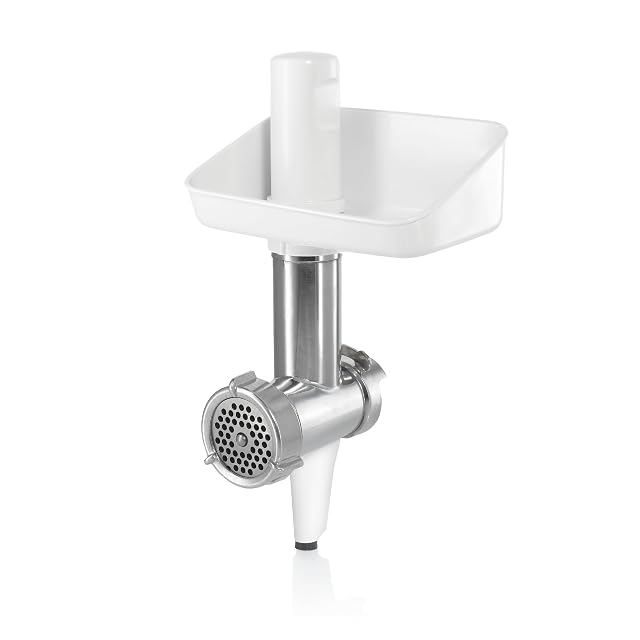 Bosch MUZ5FW1 Fleischwolf-Vorsatz in Weiß und Aluminiumguss
