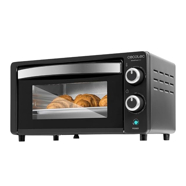 Cecotec Bake&Toast 1090 Minibackofen mit 10 Litern in Schwarz