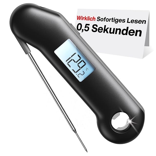 ThermoMaven F1 Turbo HT04 digitales Thermometer mit drehendem hintergrundbeleuchtetem Display