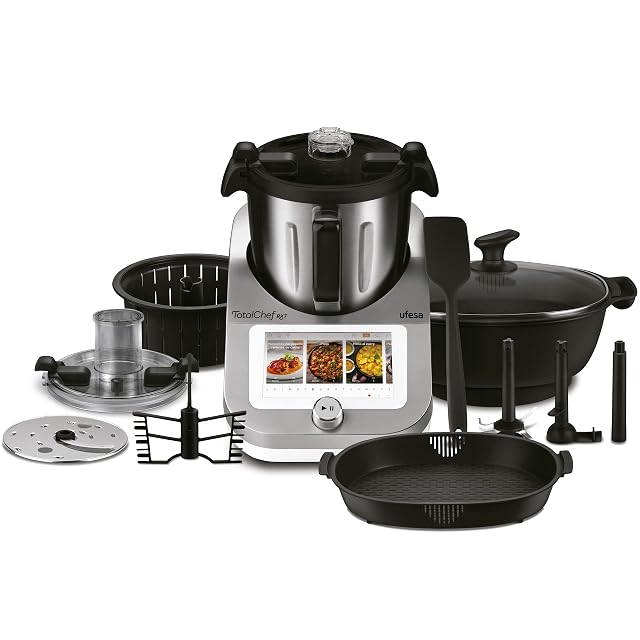 Ufesa TotalChef RK7 Küchenmaschine mit Kochfunktion und 7-Zoll-Touchscreen