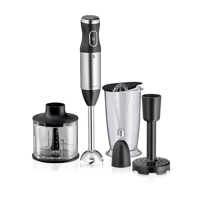 WMF Kult X fünfteiliges Stabmixer-Set aus Cromargan-Edelstahl